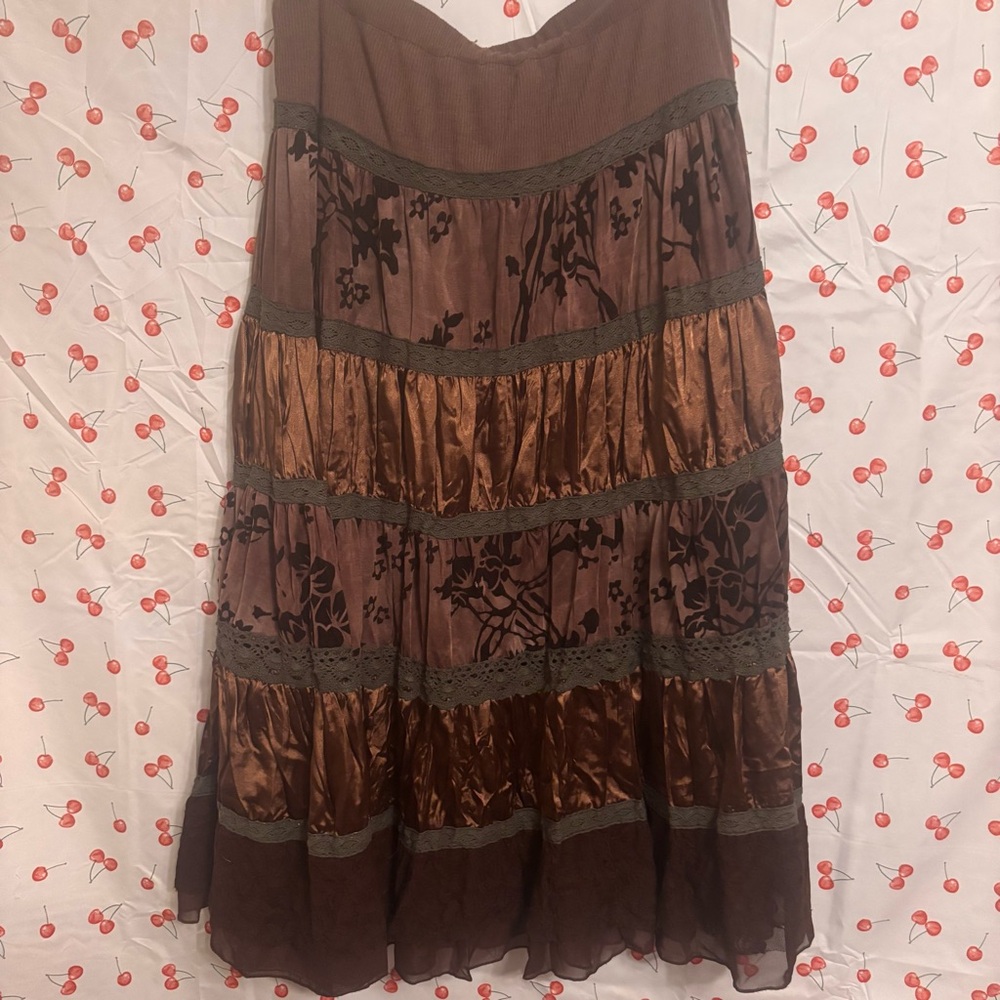 Boho Whimsigoth Maxi Skirt